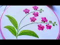 Download Lagu Tutorial Menyulam Bunga Anggrek Ungu / Orchid Bagi Pemula (Hand Embroidery Tutorial)