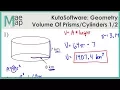 KutaSoftware Geometry - Volume Of Prisms And Cylinders Part 1