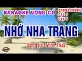 Nhớ Nha Trang | Karaoke | Phụng Hoàng 12 câu, vọng cổ 4 - 6