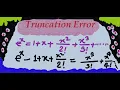 Truncation Error Explained How It Affects Scientific Calculation numerical methods