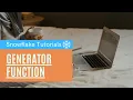 Snowflake Tutorials Snowflake Generator Function
