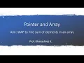 WAP to find sum of array elements using pointers