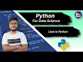 Python for Data Science Lists in Python 2D Lists Lecture