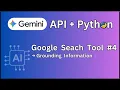Gemini AI with Google Search Tool Real-Time Information using Python GenAI Tutorial