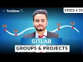 DevOps Tutorial GitLab Push Code to GitLab Groups Projects 2025
