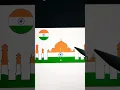 Download Lagu Indian flag painting on Taj Mahal🇮🇳 | Happy Independence day #shorts #indiaflag