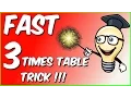 Fast 3 times table trick