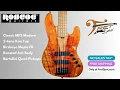 Lagu Two-Tone Koa Top BEAUTY! Roscoe Classic MP5 Modern Sound Demo