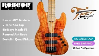 two tone koa top beauty roscoe classic mp5 modern sound demo