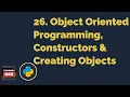 Object Oriented Programming Constructors Creating Objects Python Tutorials For Beginners