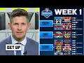 GET UP Dan Orlovsky BOLD Predictions for NFL Pre Week 1 Packers vs Steelers Lions vs Bengals