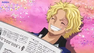 رد فعل سابو على أن يصبح لوفي الإمبراطور الخامس 