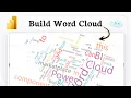 How to Create a Word Cloud in Power BI Text Visual