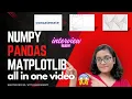 Python Library 101 with an IITian Numpy Pandas and Matplotlib