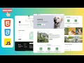 Responsive Pet Shop Website Design Using HTML CSS JavaScript With Free Source Code