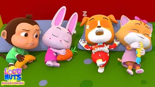 Cinco en la cama Vivero rimas + Más Canciones para contar para niños