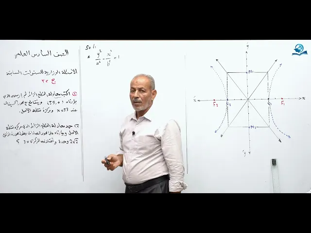 رياضيات السادس العلمي - الفصل الثاني - ألاسئله الوزارية الخارجية ج32