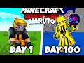 Download Lagu I Survived 100 Days as NARUTO in HARDCORE Minecraft!