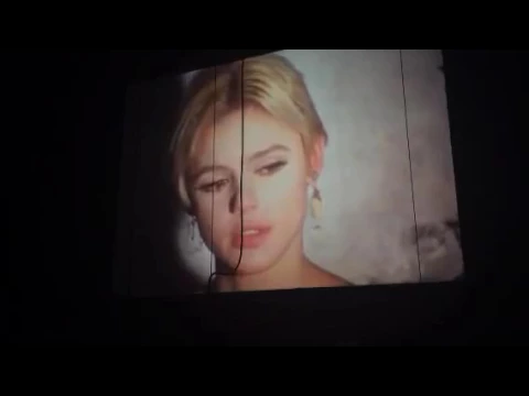 Edie in a colour screen test