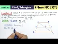 Class 10th Chapter 6 Triangles Example 2 Maths New NCERT CBSE Syllabus ABCD is a trapezium with