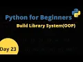 Python Project - Build a Library System in Python