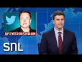 Weekend Update Elon Musk Buys Twitter Companies Cut Ties with Kanye West - SNL