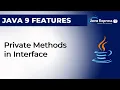 Private Methods in Interface Java 9 New Feature