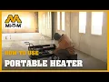 How to use a Kerosene Forced Air Portable Heater