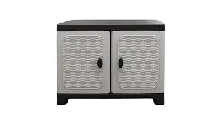 MEGATEK Albania - Dollap plastik, me dy kanata, L70 × W44× H54 cm