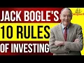 John Bogle s 10 Rules of Investing Founder of Vanguard Bogleheads Guide to Investing