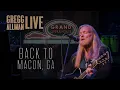 Gregg Allman LIVE - "Midnight Rider" | Back to Macon, GA