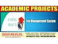 Java academic Projects online projects Fee Management System