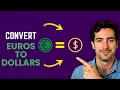 How To Convert Euros To Dollars Online Use This Calculator