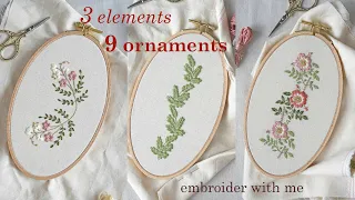 Collection of embroidery patterns & ornaments "In the shadow of the rosehip"