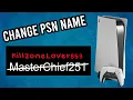 How to Change Your PSN Name on PS5 Issues It May Cause PlayStation Network Account ID Profile