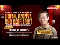 Download Lagu LISTEN, RECEIVE, AND BEAR FRUIT - PDT. MUSA SALOMO