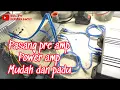 Lagu Cara mudah faham pasang pre amp dan power amp 4 channel 