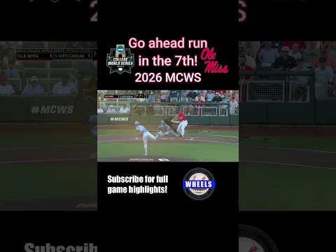 OLE MISS WITH A GO-AHEAD RUN IN THE 7TH! | #CWS #MCWS #OleMiss #baseball #collegebaseball