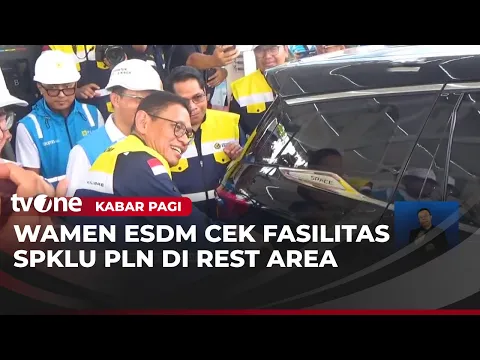Wakil Menteri ESDM Tinjau SPKLU untuk Pemudik di Batang Jawa Tengah