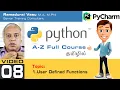 User Defined Functions in Python Tamil Vasu Ramadurai M A M Phil