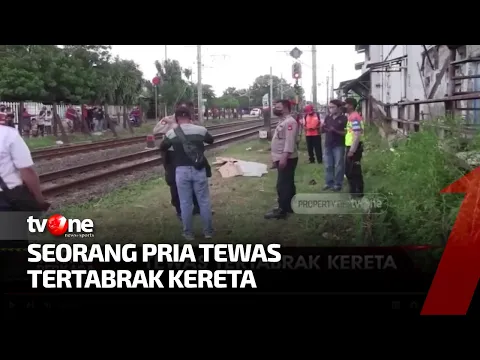 Seorang Pria Asal Serang Tewas Usai Tertabrak Kereta