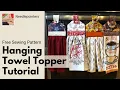 Free Hanging Kitchen Towel Pattern and Tutorial