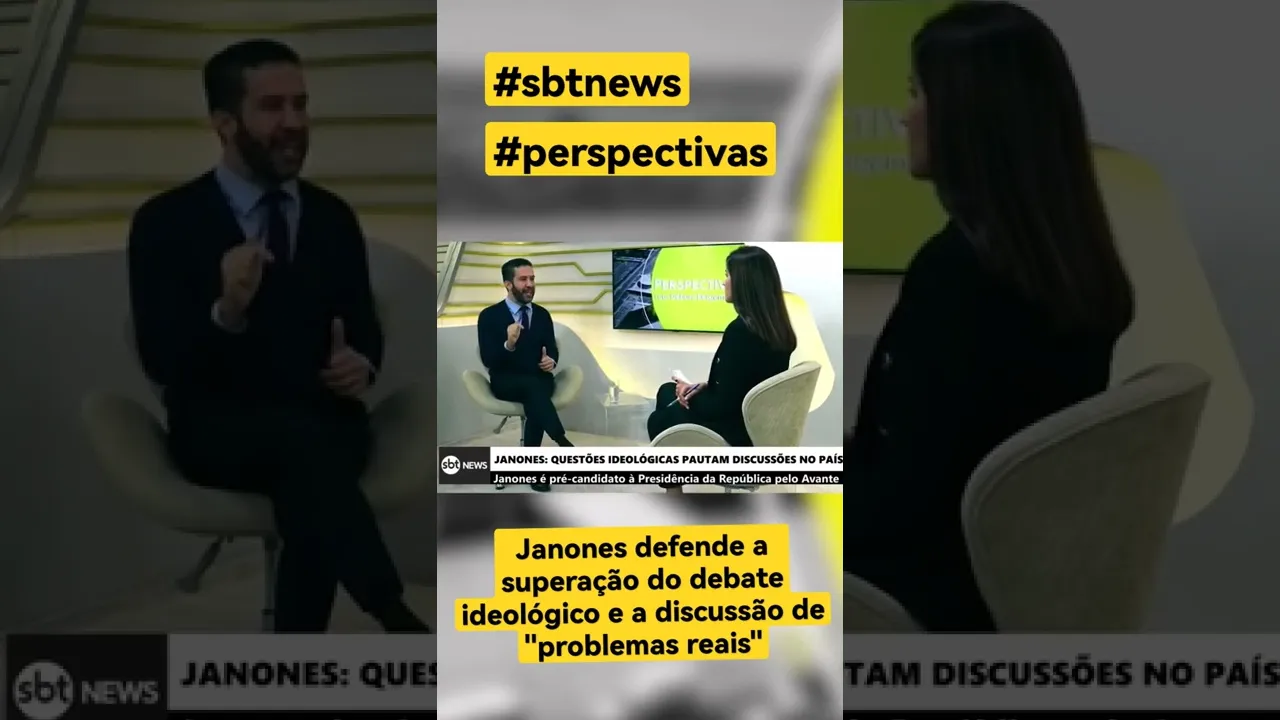 Janones defende a superação do debate ideológico e a discussão de "problemas reais" #sbtnews #shorts