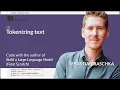 Tokenizing Text - Live Coding with Sebastian Raschka Chapter 2 2
