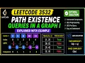 LeetCode 3532 Path Existence Queries in a Graph I Java Solution