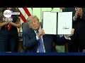 Trump signs executive order to change childhood vaccine schedule