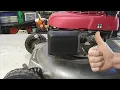 Honda Push Mower HRS216 GCV160 Engine Overrevving Adjust the Governor