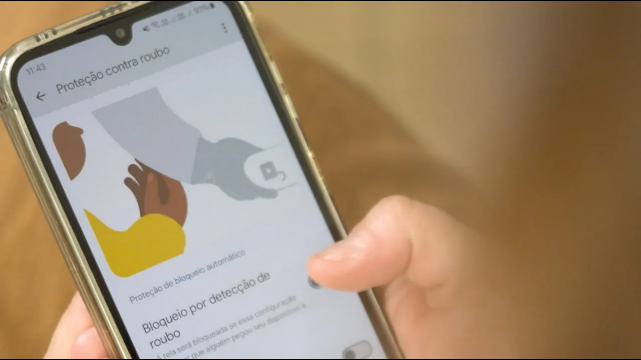 proteção contra roubo android