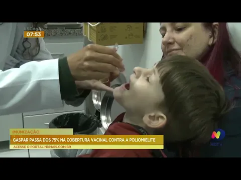 Boa notícia: cobertura vacinal na cidade de Gaspar ultrapassa 75%