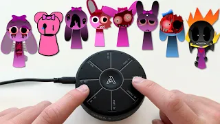 Sprunki Pinki in 20 HORROR MODS recreated in real life!